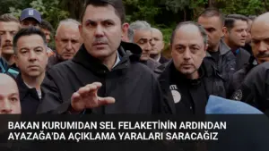 Bakan Kurumıdan Sel Felaketinin Ardından Ayazağa’da Açıklama Yaraları Saracağız