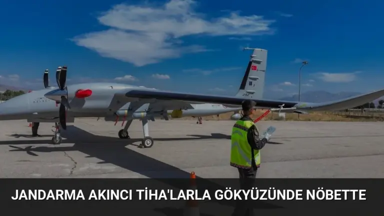 Jandarma AKINCI TİHA’larla Gökyüzünde Nöbette